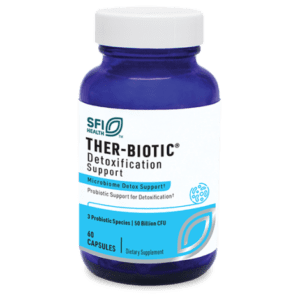A bottle of Ther-Biotic® Detoxification Support.