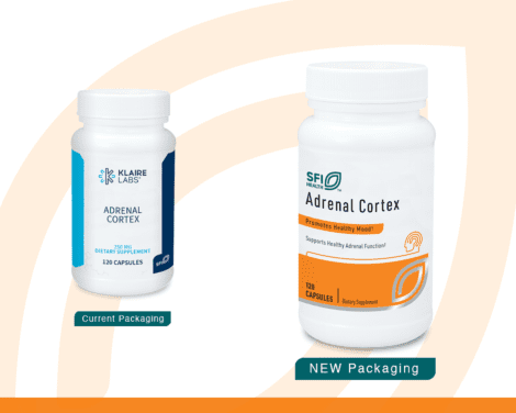 Adrenal Cortex supplement packaging comparison.