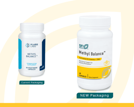 Methyl Balance supplement packaging comparison image.