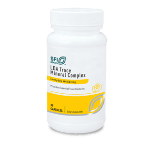 SFI Health branded mineral supplement bottle