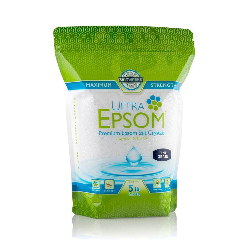 Ultra Epsom Salt Crystals package.