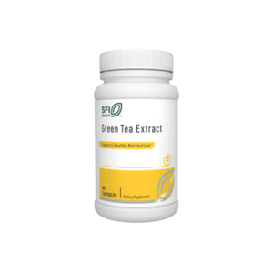 Green Tea Extract supplement bottle, 60 capsules.