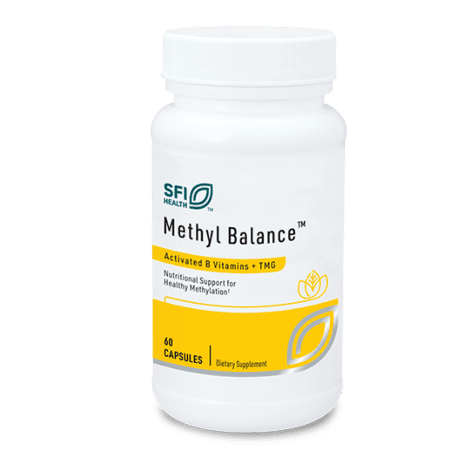 SFI Health Methyl Balance supplement bottle.